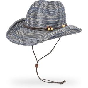 image:imageSunday Afternoons Sunset Hat  Womens UPF 50 Shapeable Brim 100 Polyester Cowgirl Sun HatDenim