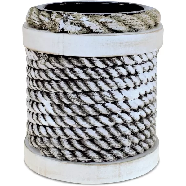 CoTa Global Dream Small Rope Nautical Hanging Wooden Tealight Candle Holder  Table Top Centerpiece Coastal Decor for Home Beach House Rustic Decorative Lantern with Starfish  Handmade Color May Vary