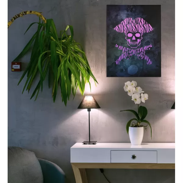 CoTa Global Owl Buddha Tree of Life Day of the Dead Light Up LED Wall Art  Color Changing LED Light Up Picture Art for Wall Hang  Home Decor Wall Art for Bedroom and Living Room  16x12 Inch4 pack  Pirate  Space  Wolf  and Dinosaur