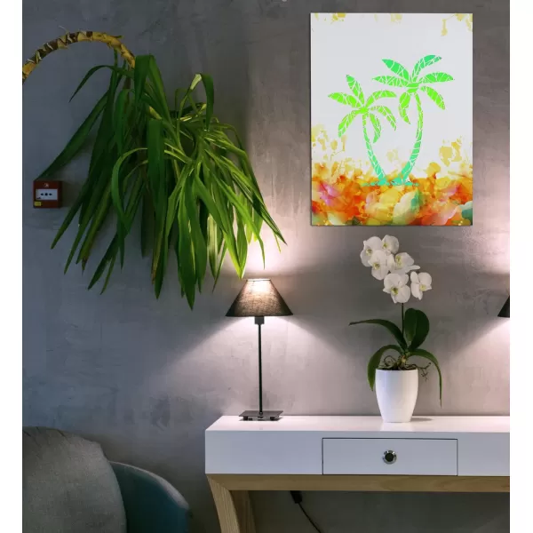 CoTa Global Owl Buddha Tree of Life Day of the Dead Light Up LED Wall Art  Color Changing LED Light Up Picture Art for Wall Hang  Home Decor Wall Art for Bedroom and Living Room  16x12 Inch4 pack  Buddha  Palm Tree  Tree of Life  Pineapple