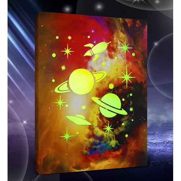 CoTa Global Owl Buddha Tree of Life Day of the Dead Light Up LED Wall Art  Color Changing LED Light Up Picture Art for Wall Hang  Home Decor Wall Art for Bedroom and Living Room  16x12 InchSpace