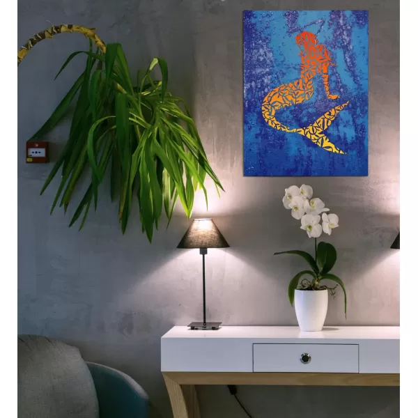 CoTa Global Owl Buddha Tree of Life Day of the Dead Light Up LED Wall Art  Color Changing LED Light Up Picture Art for Wall Hang  Home Decor Wall Art for Bedroom and Living Room  16x12 Inch4 pack  Mermaid  Space  Dinosaur  Unicorn