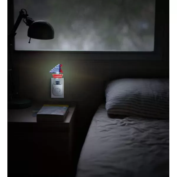 Puzzled Boat Handcraft Art Glass Decorative Night Light Home Dcor  Boats Theme  Unique and Elegant Gift