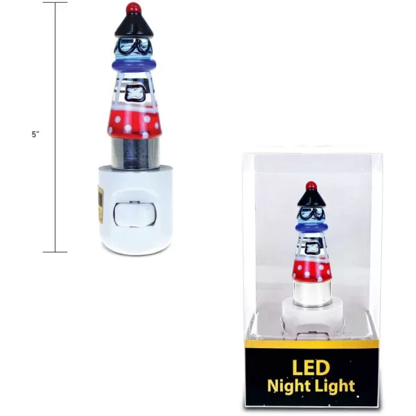 Puzzled Lighthouse Handcraft Art Glass Decorative Night Light Home Dcor  Lighthouses Theme  Unique and Elegant Gift