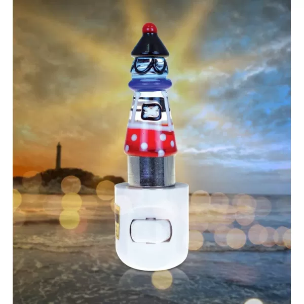 Puzzled Lighthouse Handcraft Art Glass Decorative Night Light Home Dcor  Lighthouses Theme  Unique and Elegant Gift