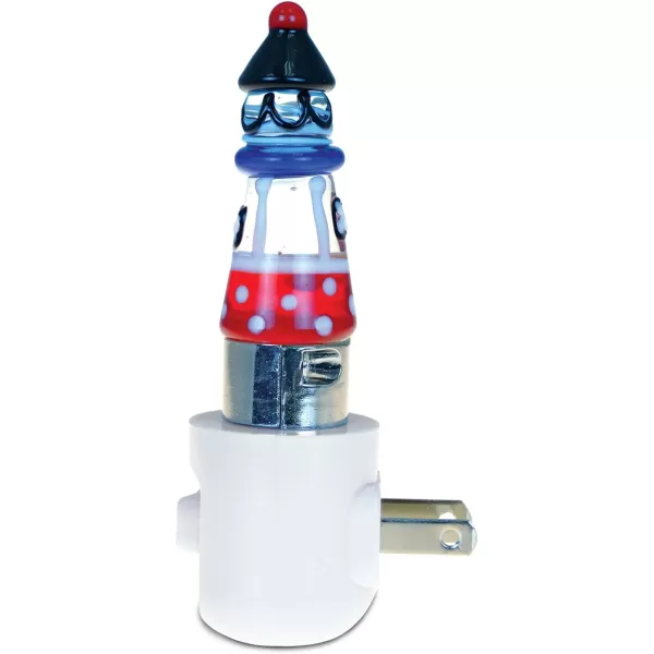 Puzzled Lighthouse Handcraft Art Glass Decorative Night Light Home Dcor  Lighthouses Theme  Unique and Elegant Gift