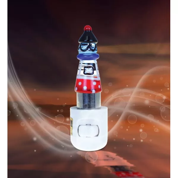 Puzzled Lighthouse Handcraft Art Glass Decorative Night Light Home Dcor  Lighthouses Theme  Unique and Elegant Gift