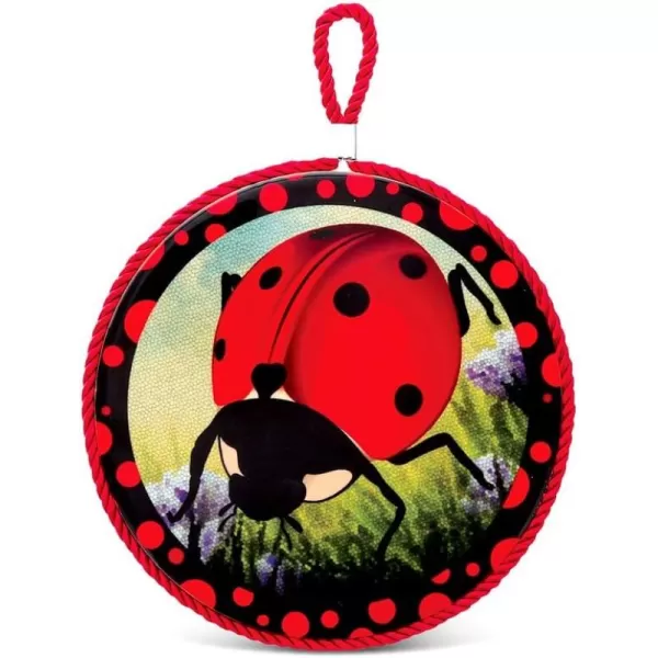 CoTa Global Ceramic Pot Holder 7quot Thick Intricate ampamp Meticulous Detailing Art Handcrafted Decorative Pan Coasters Hot Pad Heat Trivet Coastal Beach Themed Home ampamp Kitchen Accessory Ladybug