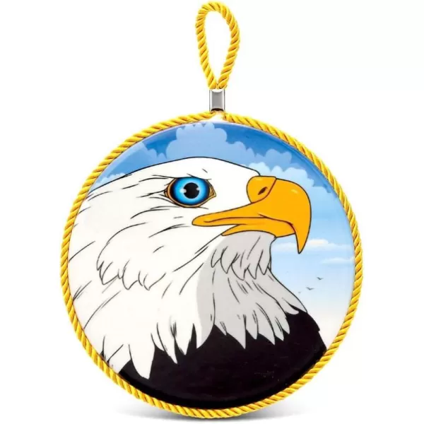 CoTa Global Ceramic Pot Holder 7quot Thick Intricate ampamp Meticulous Detailing Art Handcrafted Decorative Pan Coasters Hot Pad Heat Trivet Coastal Beach Themed Home ampamp Kitchen Accessory Eagle