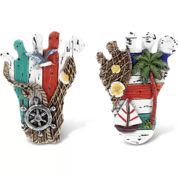 CoTa Global Footprint  3D Designs  Nautical Ocean Magnet 2pc Set  Item 7343