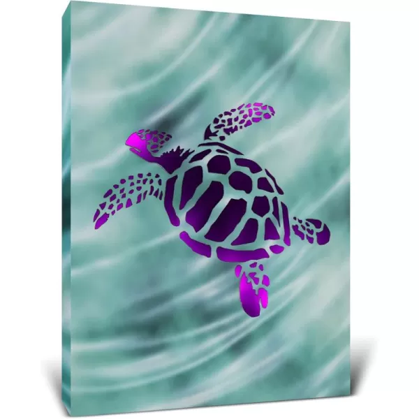CoTa Global Owl Buddha Tree of Life Day of the Dead Light Up LED Wall Art  Color Changing LED Light Up Picture Art for Wall Hang  Home Decor Wall Art for Bedroom and Living Room  16x12 InchSea Turtle