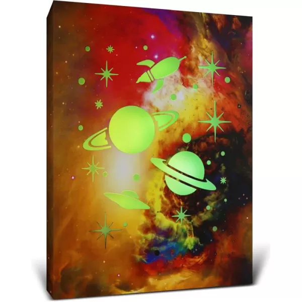 CoTa Global Owl Buddha Tree of Life Day of the Dead Light Up LED Wall Art  Color Changing LED Light Up Picture Art for Wall Hang  Home Decor Wall Art for Bedroom and Living Room  16x12 InchSpace