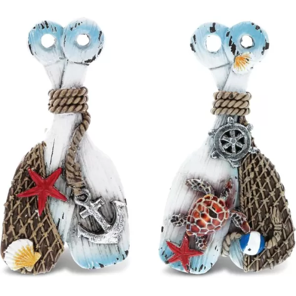 CoTa Global Paddles  3D Designs  Nautical Beach Magnet 2pc Set  Item 7351