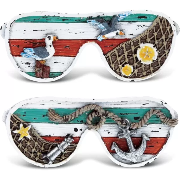 CoTa Global Sunglasses  3D Designs  Nautical Ocean Magnet 2pc Set  Item 7337