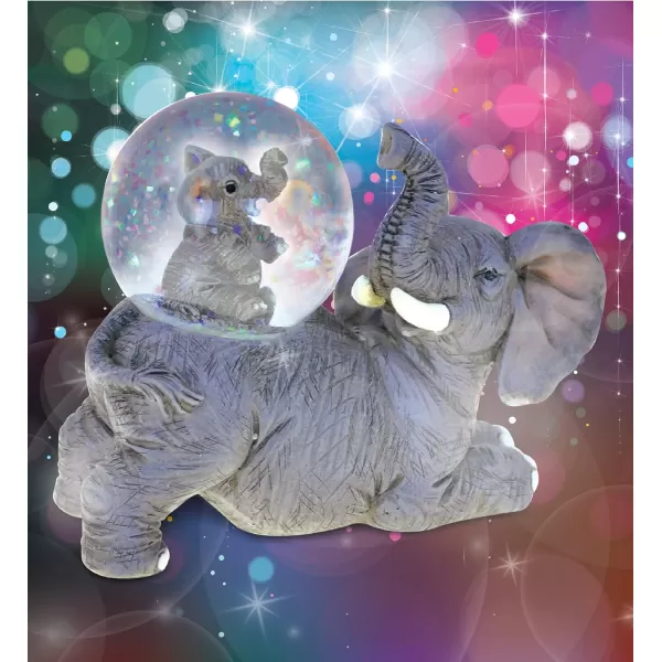 CoTa Global Giraffe Snow Globe Decor  Beautiful Snow Globe Decorations with Giraffe Figurine Collectible Snow Globes Perfect Giraffe Decor for Home Office Space Figurine Shelf or Desk  45mmGrey Elephant