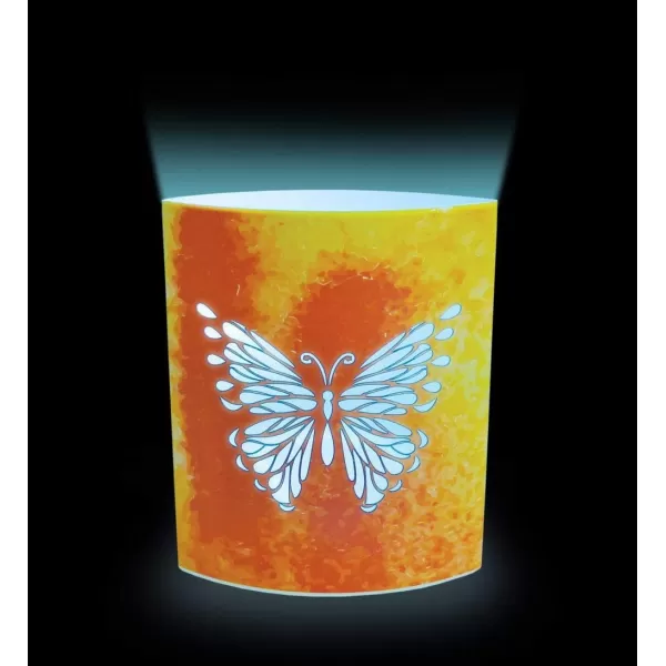 Puzzled Butterfly LED Decorative Lanterns  Insect Theme  Elegant Unique Gift and Useful Souvenir  Item 9654
