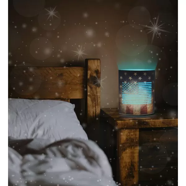 Puzzled COTA Global LED Lantern Surfs Up  51 inch x 63 inch  Multicolor  Item 9691Black American Flag