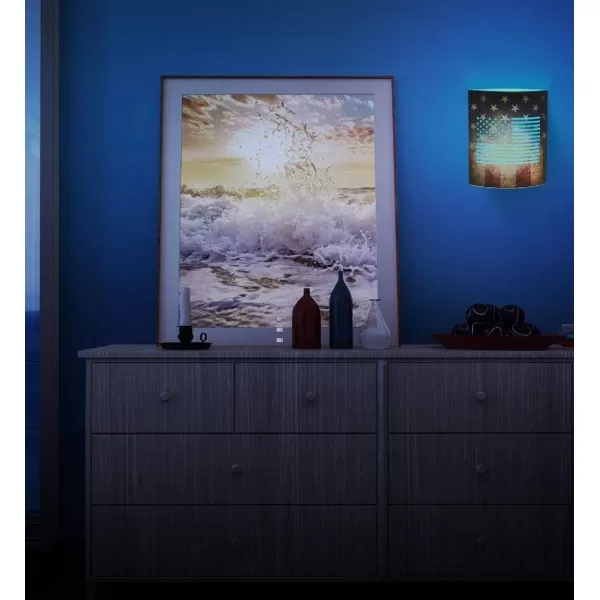 Puzzled COTA Global LED Lantern Surfs Up  51 inch x 63 inch  Multicolor  Item 9691Black American Flag