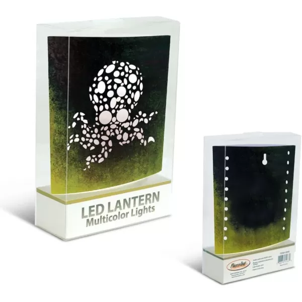 Puzzled COTA Global LED Lantern Surfs Up  51 inch x 63 inch  Multicolor  Item 9691BlackGreen Octopus