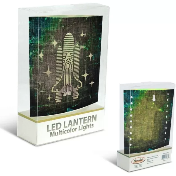 Puzzled COTA Global LED Lantern Surfs Up  51 inch x 63 inch  Multicolor  Item 9691BlackGreen Space Shuttle