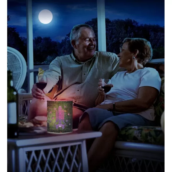 Puzzled COTA Global LED Lantern Surfs Up  51 inch x 63 inch  Multicolor  Item 9691BlackGreen Space Shuttle