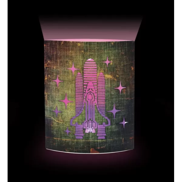 Puzzled COTA Global LED Lantern Surfs Up  51 inch x 63 inch  Multicolor  Item 9691BlackGreen Space Shuttle