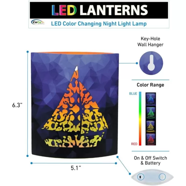 Puzzled COTA Global LED Lantern Surfs Up  51 inch x 63 inch  Multicolor  Item 9691Blue Sailboat