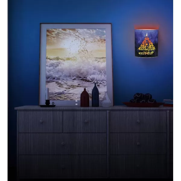Puzzled COTA Global LED Lantern Surfs Up  51 inch x 63 inch  Multicolor  Item 9691Blue Sailboat