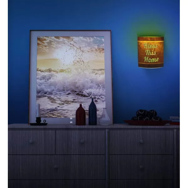 Puzzled COTA Global LED Lantern Surfs Up  51 inch x 63 inch  Multicolor  Item 9691Brown Bless This Home