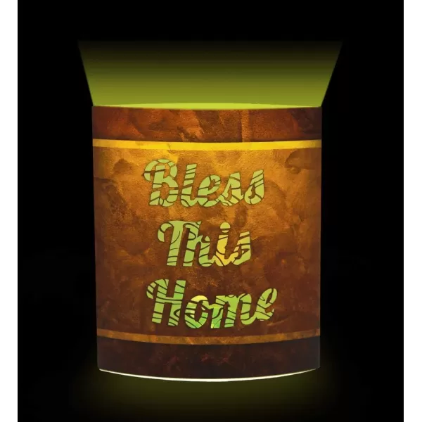 Puzzled COTA Global LED Lantern Surfs Up  51 inch x 63 inch  Multicolor  Item 9691Brown Bless This Home