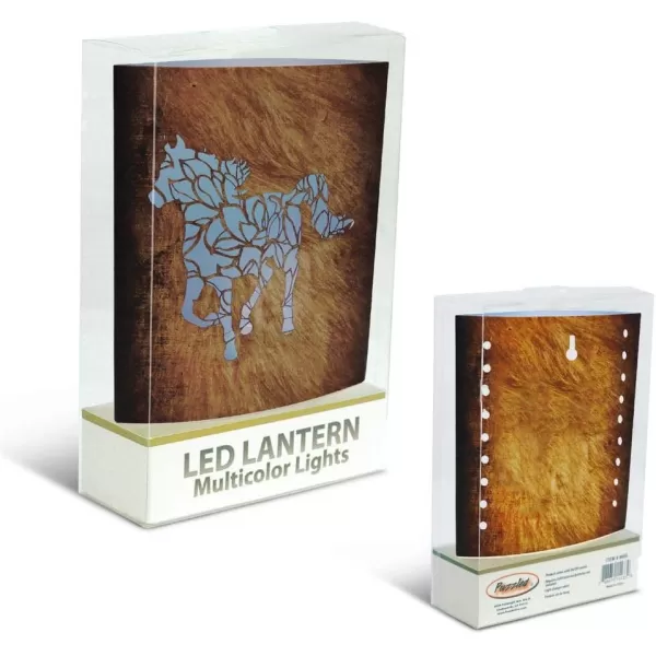 Puzzled COTA Global LED Lantern Surfs Up  51 inch x 63 inch  Multicolor  Item 9691Brown Horse