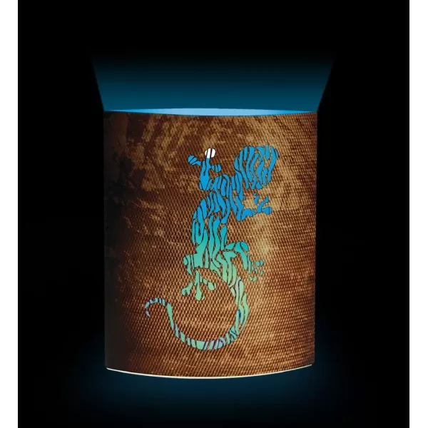 Puzzled COTA Global LED Lantern Surfs Up  51 inch x 63 inch  Multicolor  Item 9691Brown Lizard