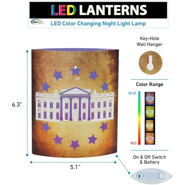 Puzzled COTA Global LED Lantern Surfs Up  51 inch x 63 inch  Multicolor  Item 9691Brown The White House