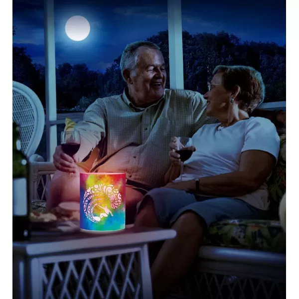 Puzzled COTA Global LED Lantern Surfs Up  51 inch x 63 inch  Multicolor  Item 9691Colorful Surf Up