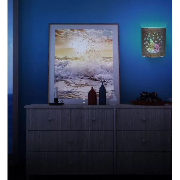 Puzzled COTA Global LED Lantern Surfs Up  51 inch x 63 inch  Multicolor  Item 9691Gray Wolf