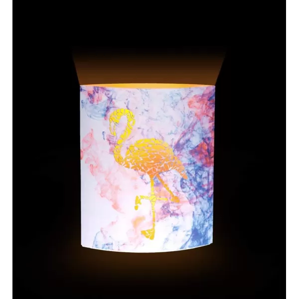 Puzzled COTA Global LED Lantern Surfs Up  51 inch x 63 inch  Multicolor  Item 9691PinkPurple Flamingo