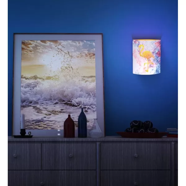 Puzzled COTA Global LED Lantern Surfs Up  51 inch x 63 inch  Multicolor  Item 9691PinkPurple Flamingo