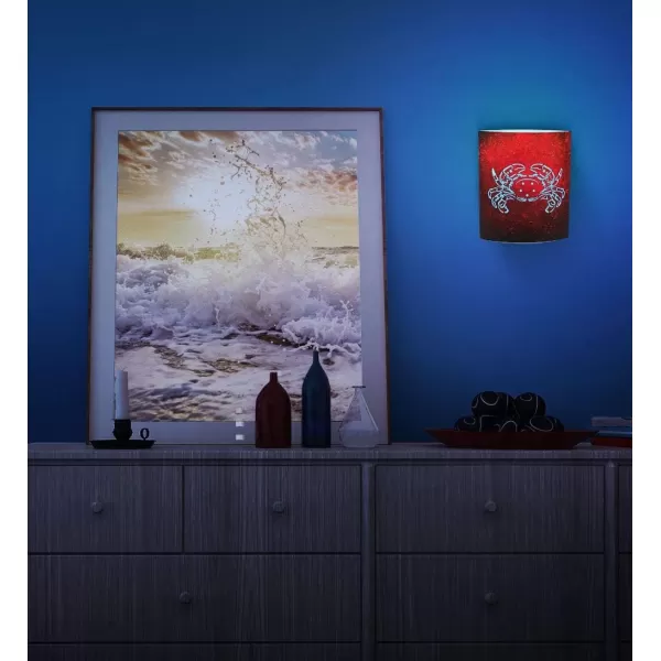 Puzzled COTA Global LED Lantern Surfs Up  51 inch x 63 inch  Multicolor  Item 9691Red Crab