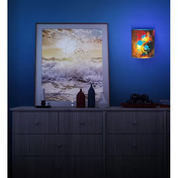 Puzzled COTA Global LED Lantern Surfs Up  51 inch x 63 inch  Multicolor  Item 9691RedBrown Space