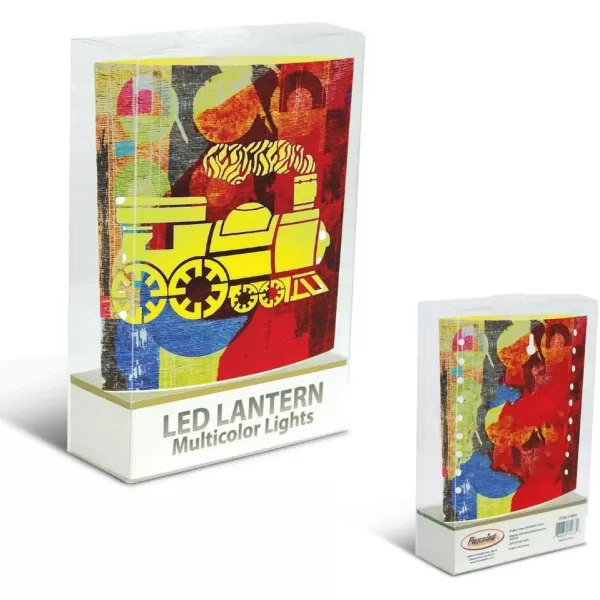 Puzzled COTA Global LED Lantern Surfs Up  51 inch x 63 inch  Multicolor  Item 9691RedYellow Locomotive