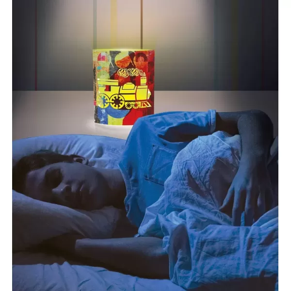 Puzzled COTA Global LED Lantern Surfs Up  51 inch x 63 inch  Multicolor  Item 9691RedYellow Locomotive