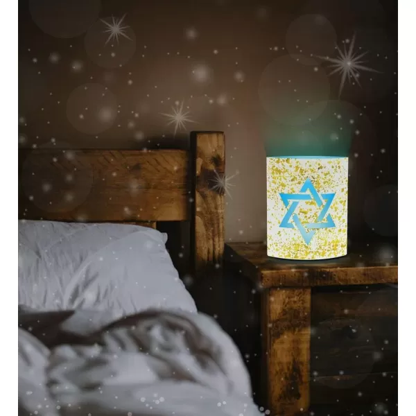 Puzzled COTA Global LED Lantern Surfs Up  51 inch x 63 inch  Multicolor  Item 9691WhiteGold Star of David