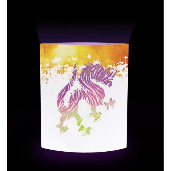 Puzzled COTA Global LED Lantern Surfs Up  51 inch x 63 inch  Multicolor  Item 9691WhiteOrange Dragon