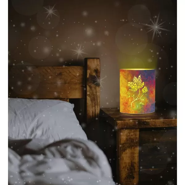 Puzzled CoTa Global LED Lantern Blooming Rose  51 inch x 63 inch  Multicolor  Item 9670