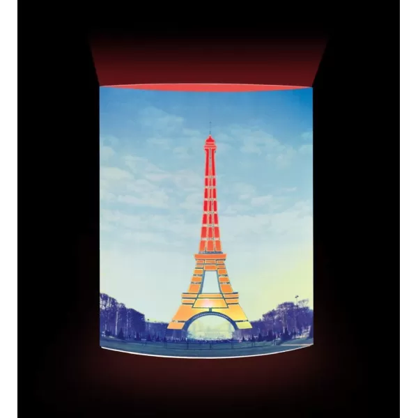Puzzled CoTa Global LED Lantern Eiffel Tower  51 inch x 63 inch  Multicolor  Item 9668