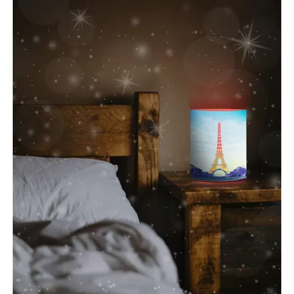 Puzzled CoTa Global LED Lantern Eiffel Tower  51 inch x 63 inch  Multicolor  Item 9668