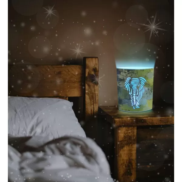 Puzzled Elephant LED Decorative Lanterns  Animal Theme  Elegant Unique Gift and Useful Souvenir  Item 9656