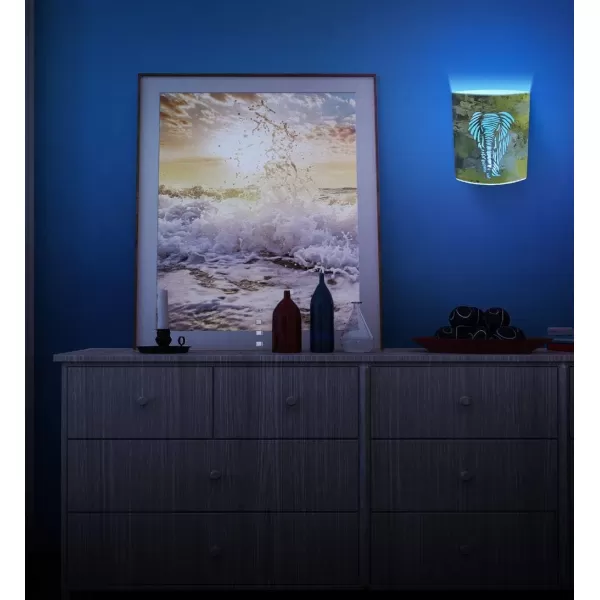 Puzzled Elephant LED Decorative Lanterns  Animal Theme  Elegant Unique Gift and Useful Souvenir  Item 9656