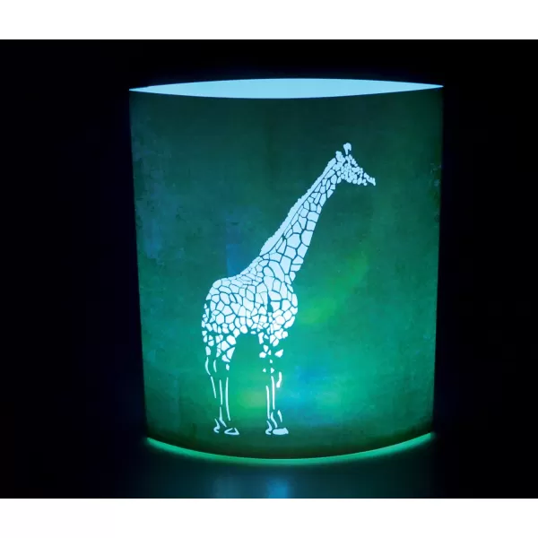 Puzzled Giraffe LED Decorative Lanterns  Animal Theme  Elegant Unique Gift and Useful Souvenir  Item 9652
