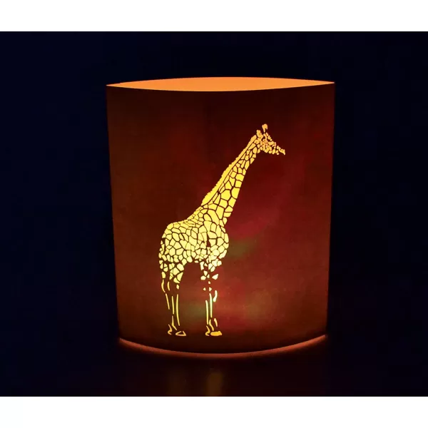 Puzzled Giraffe LED Decorative Lanterns  Animal Theme  Elegant Unique Gift and Useful Souvenir  Item 9652